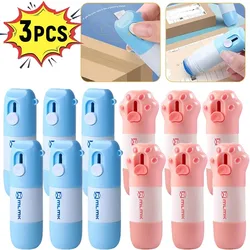 2 In 1 Thermal Paper Correction Fluid With Unboxing Knife Portable Thermal Paper Data Identity Protect Fluid Eraser Box Opener