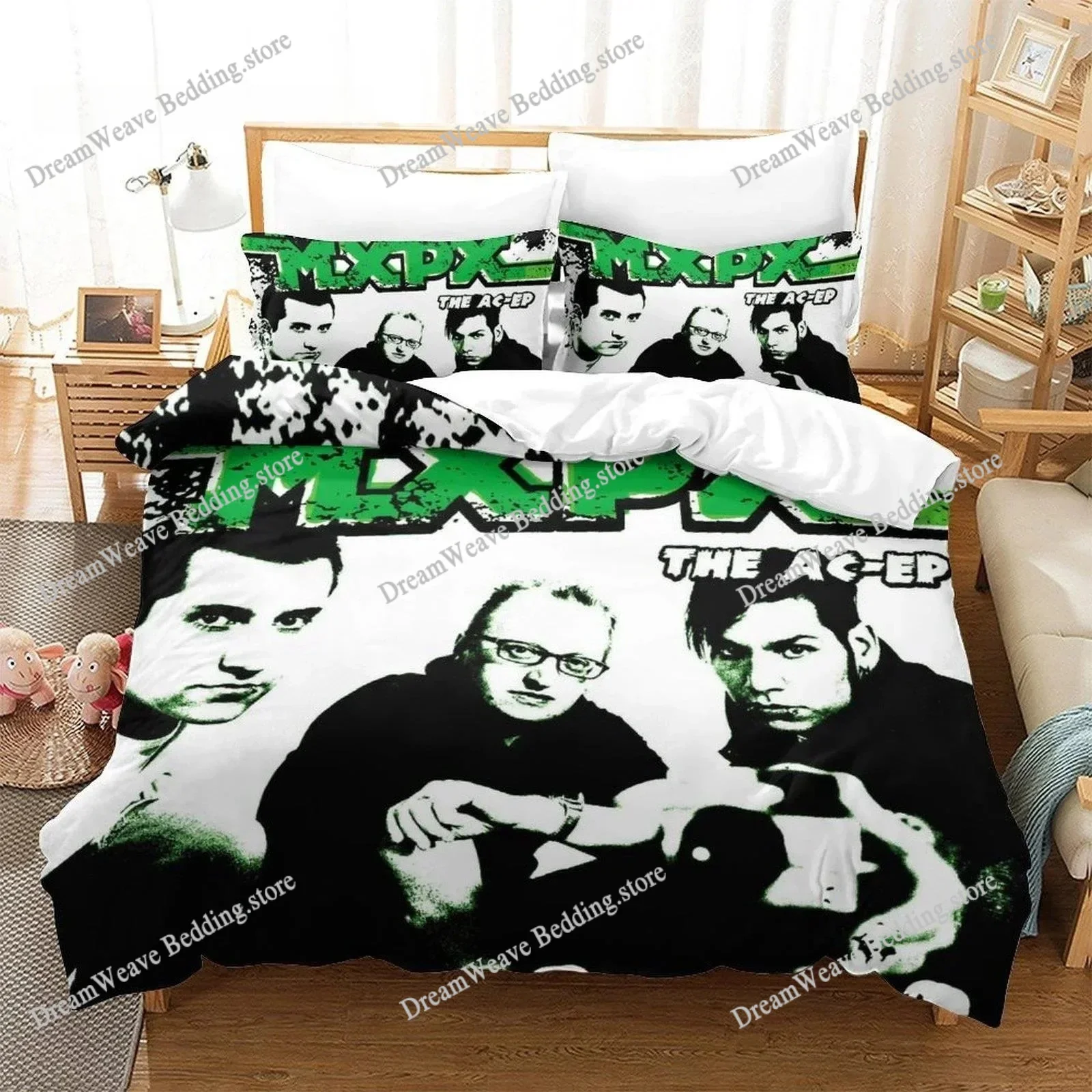3D Printed Rock Music Mxpx Bedding Set Single Twin Full Queen King Size Bed Set Adult Boy Bedroom Duvet Cover Sets Luxury Gifts 4