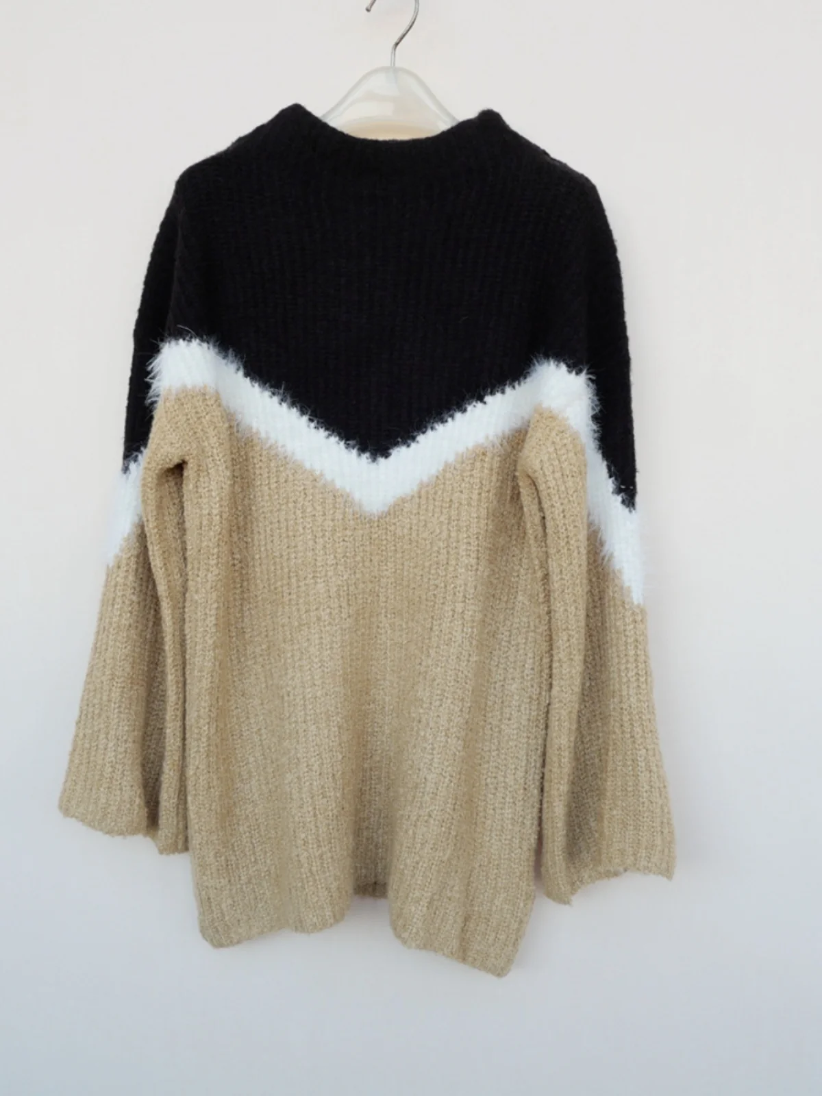 

Женский зимний свитер Thi Fce Round Ne серии SML, мягкая пряжа, теплый свободный крой, верблюжий цвет, трикотаж, сладкий сле