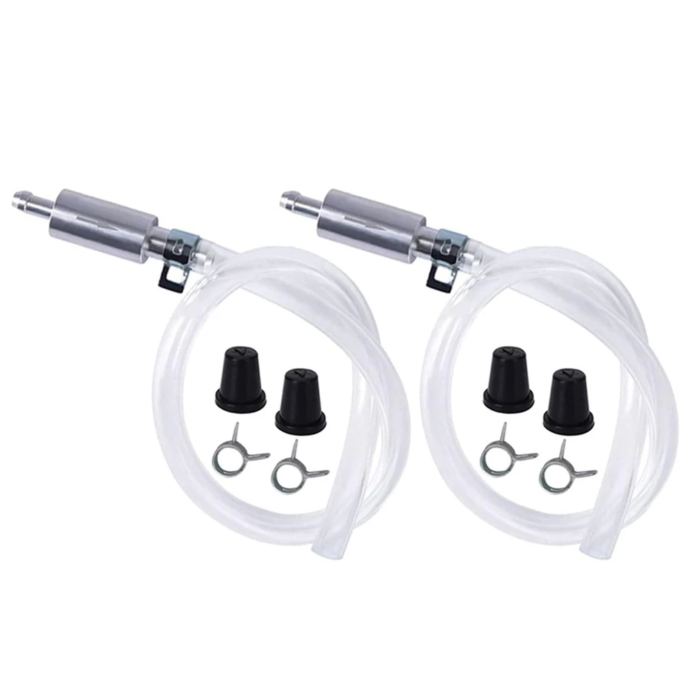 

Brake Bleeder Hose with Nozzle Cap & Clamp Brake Fluid Bleeder Hose Vehicle Clutch Bleeder Pipe for Hydraulic System Bleeding