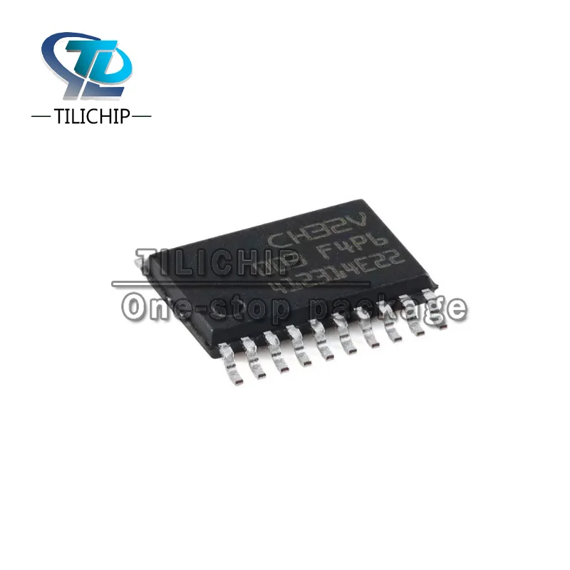 10-30-50PCS Brand new Original CH32V003F4P6  CH32V 003 F4P6 TSSOP-20 RISC-V Core 32-bit Microcontroller (MCU)