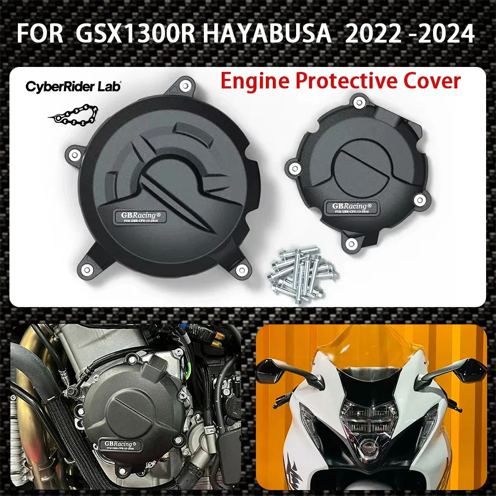 

For Suzuki GSX-1300R GSX1300R HAYABUSA 2024 2021 -2023 Motorcycle Engine Cover Sets Bonnet Protector Engine Cover GSX 1300R