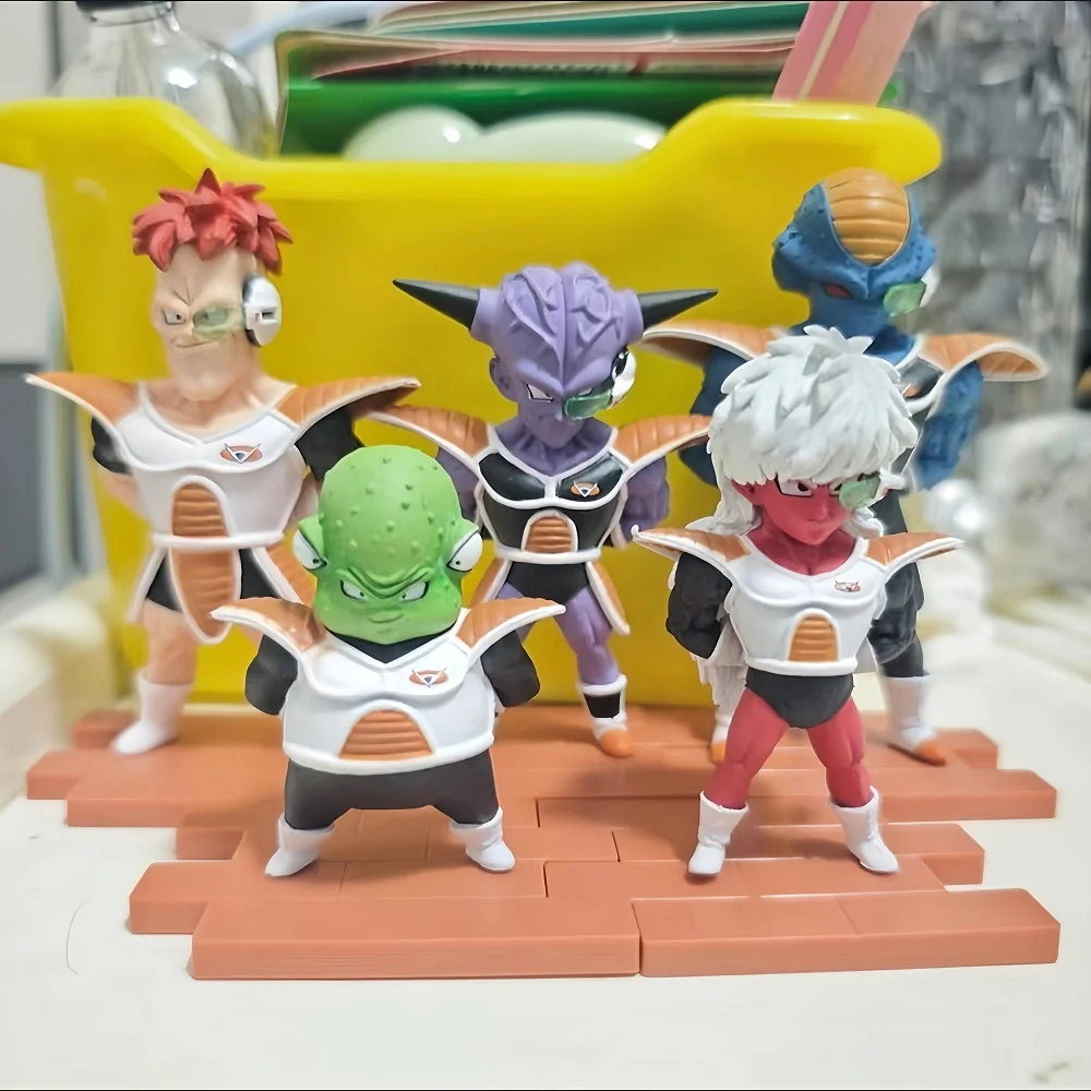 

5 шт. Dragon Ball Z Аниме Фигурка Ginyu Force Фигурки Ginyu Recoom Jeice Burter Guldo Фигурка Статуя из ПВХ Модели игрушек