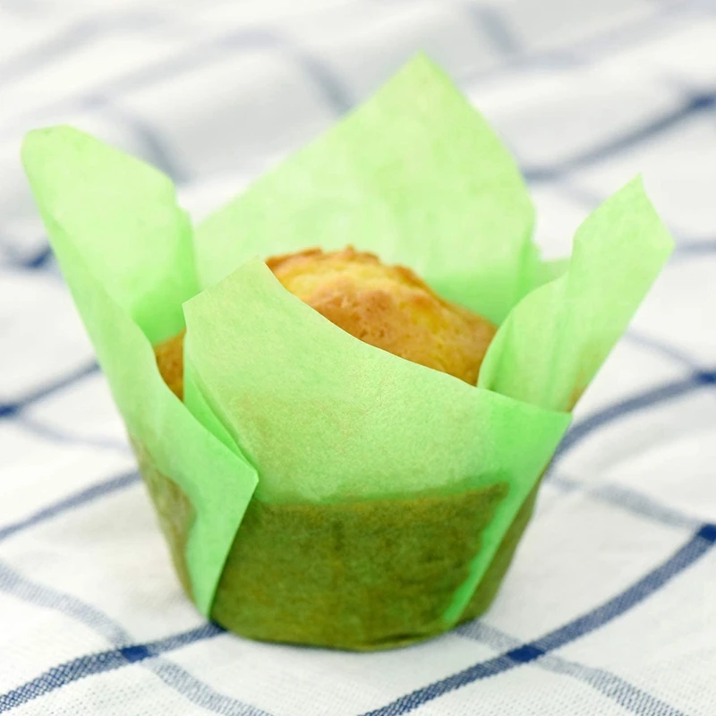 Pack Of 200 Tulip Cupcake Muffin Cases/Standard Baking Paper Cups Wraps Liners For Wedding Christmas Birthday Party