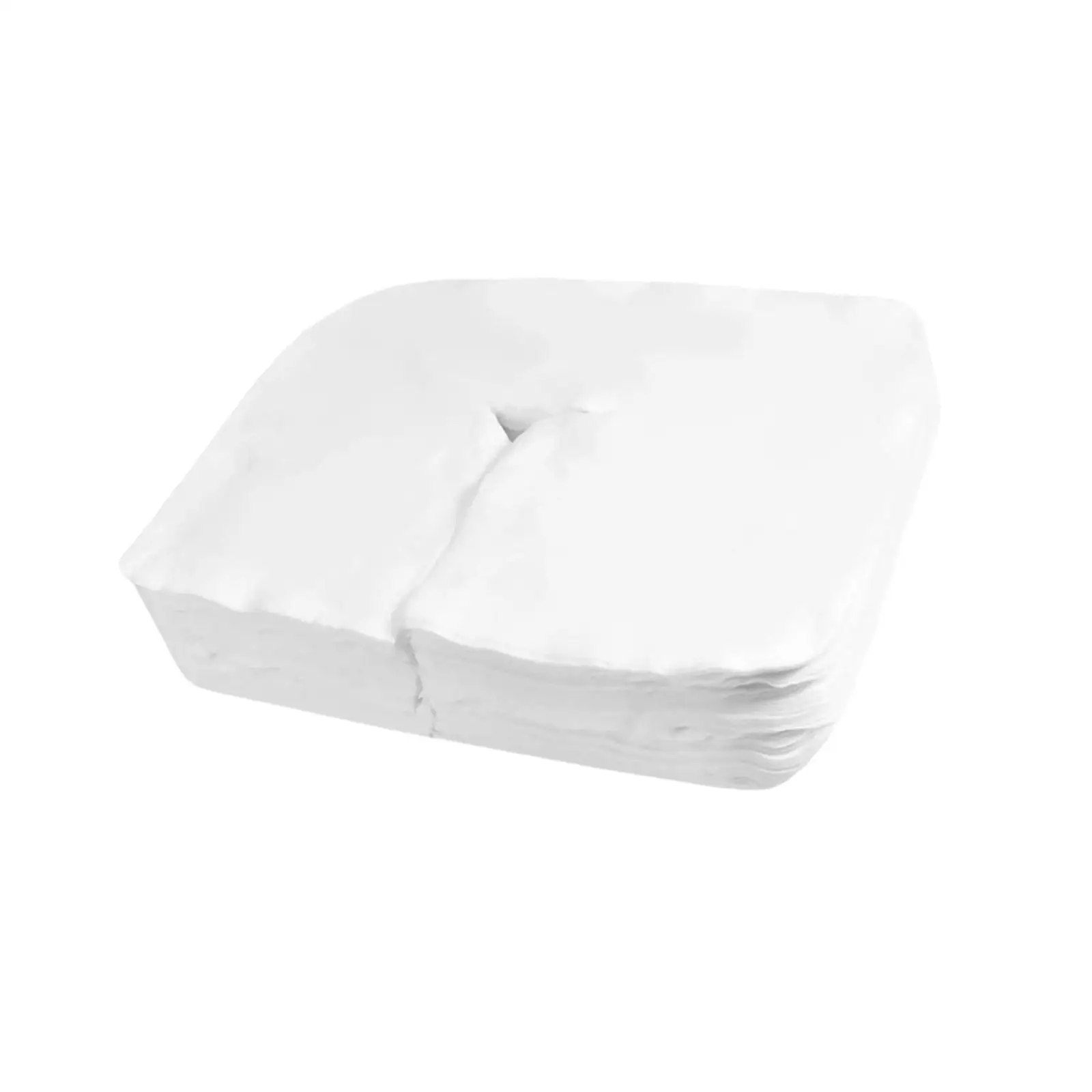 Fitted Massage Neck Pillow Cover White Soft Disposable Face Cradle Beauty Cushion Mattress for Massage Table Chairs