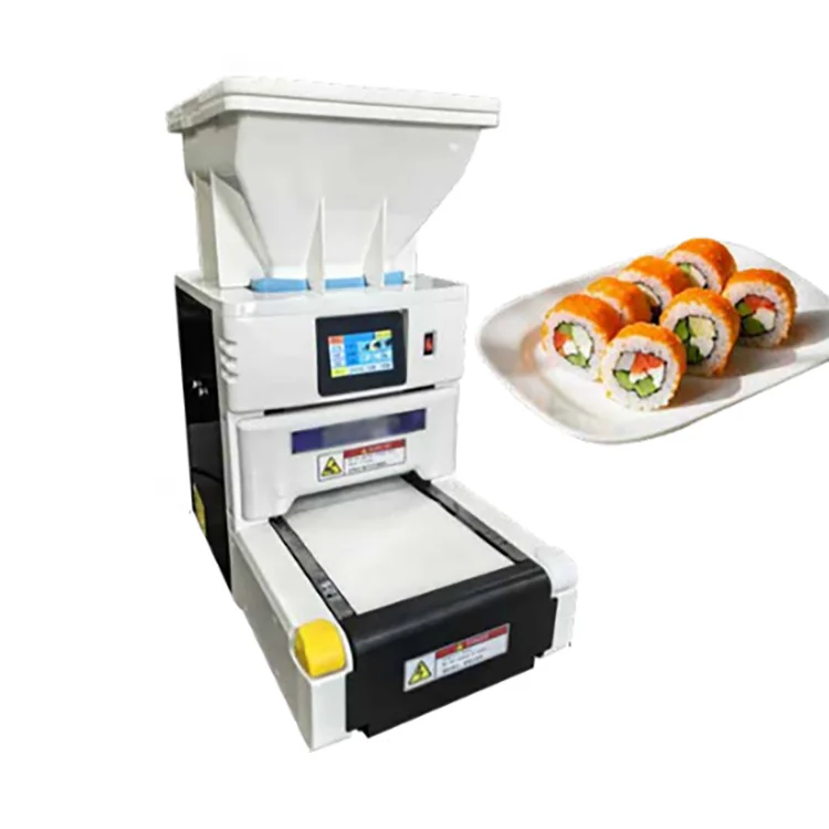 Adjustable Thickness Sushi Rice Sheet Machine Sushi Maker for Sushi Bar Low Noise Working