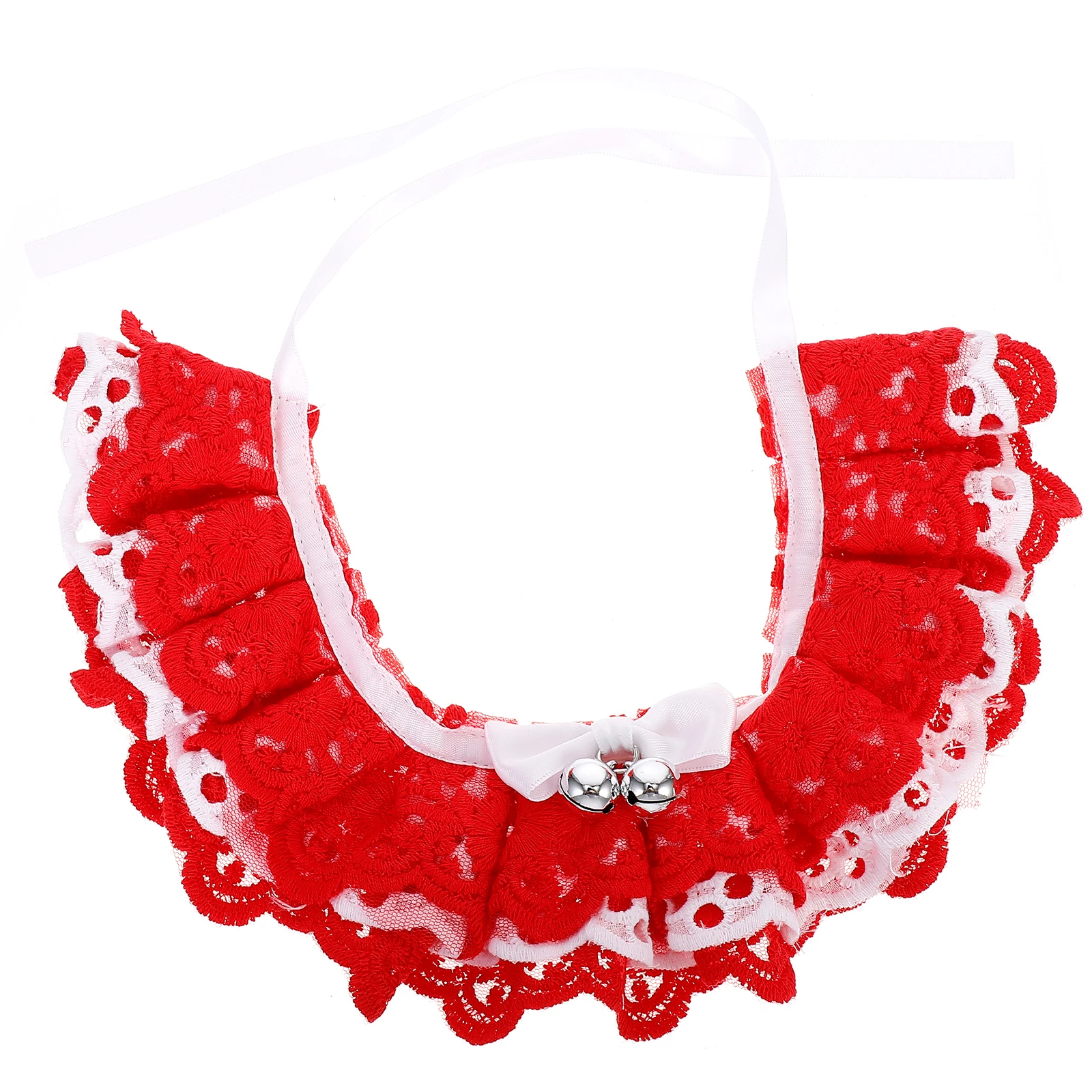 

Pet Bib Adjustable Cotton Collar for Small Cat Dog Lace Neck nament Decorative Puppy Fashion Accessories Pet Supplies