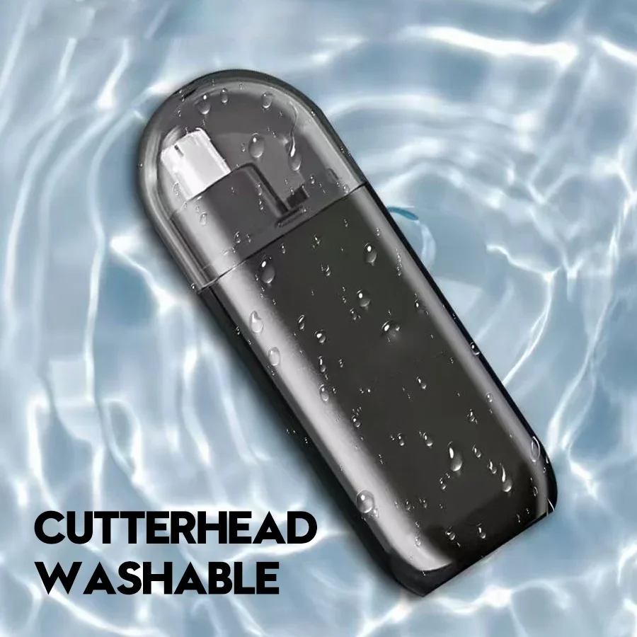 USB oplaadbare elektrische neus-oortrimmer - 150 mAh Li-polymeerbatterij, snel opladen, compacte en draagbare tondeuse voor herenverzorging