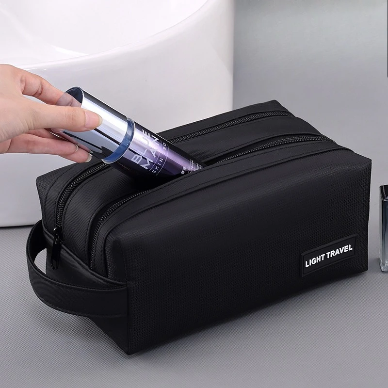 novo-saco-de-maquiagem-masculino-portatil-bolsa-dupla-camada-grande-capacidade-organizador-cosmeticos-viagem-saco-armazenamento-essencial-a-prova-dwaterproof-agua