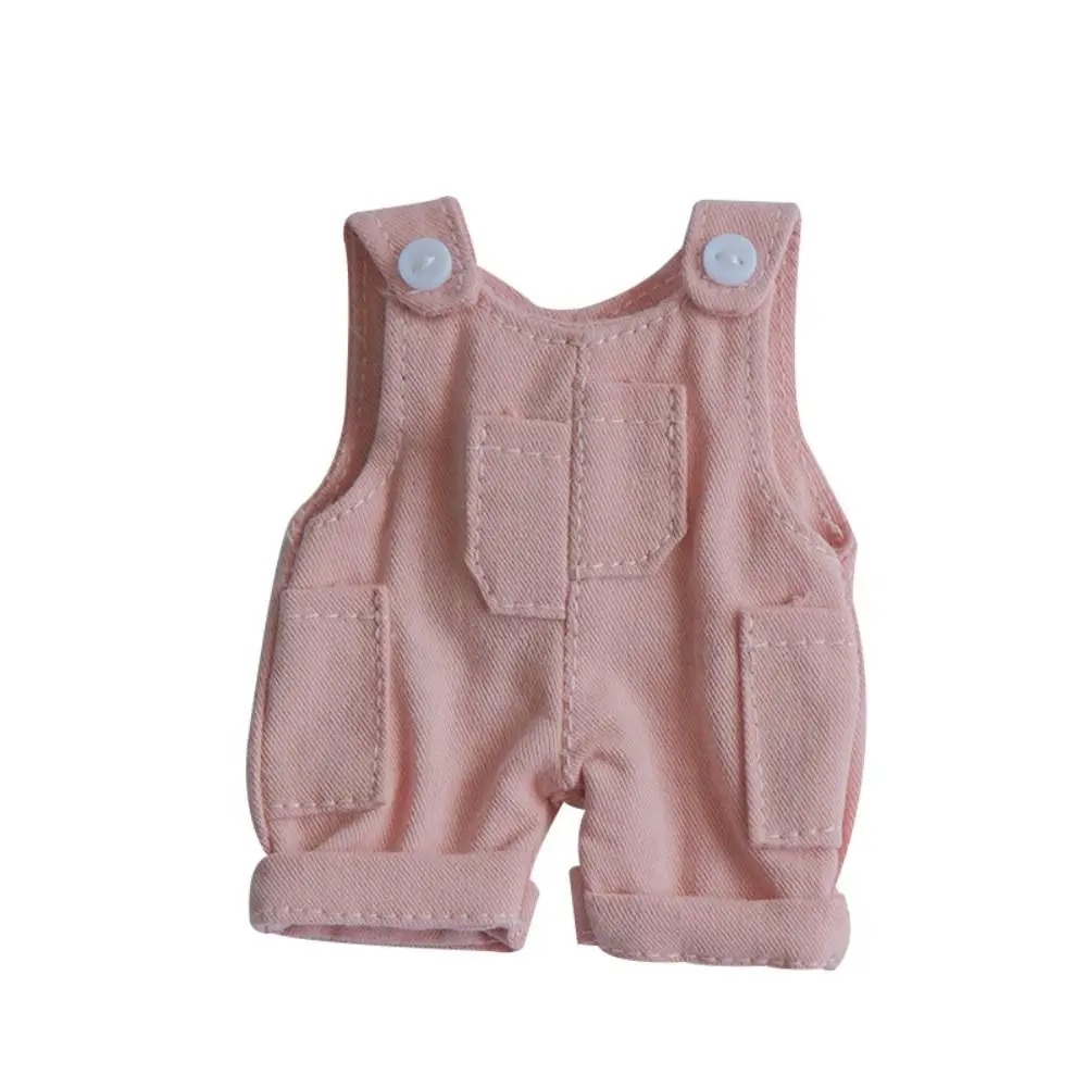 Overall Plush Doll Clothes Dressing Game Colorful Plush Bear Clothes Cute Suspender Pants 12cm Cotton Doll's Clothes