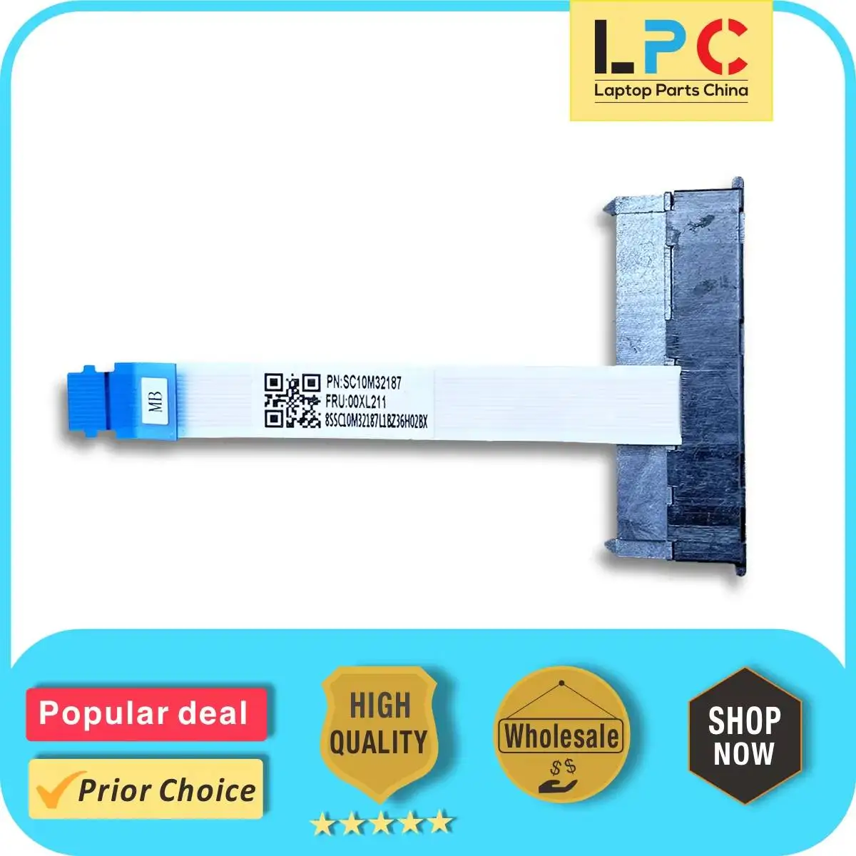 HDD Cable for Lenovo M710q M910q M910x M920q M920x New Laptop SATA Hard Drive Connector Flex Cable 00XL211