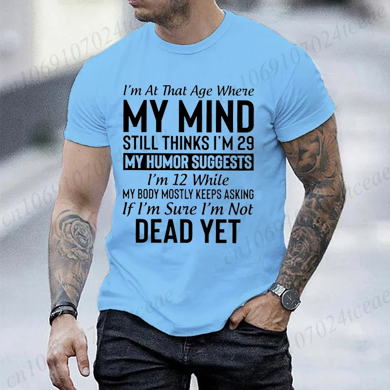 متعة "أنا في العصر..." قمصان الرجال النساء تي شيرت تنفس الشارع المحملة الفكاهة الملابس عقلي الصيف موضة عادية تي شيرت