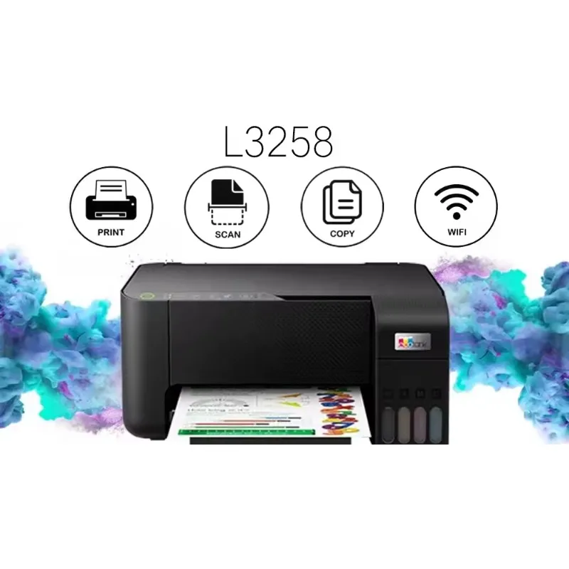 

L3258 Inkjet Printer Scanning Full Color Jars Wireless AIO Small Office and Home Printers