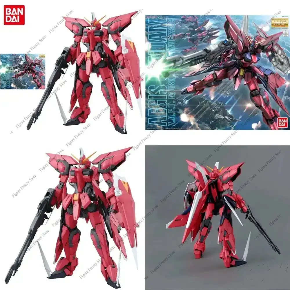 Специальное предложение: Сборная модель Bandai Gundam MG 1/100 GAT-X303 Aegis Gundam, оригинальная коллекционная фигурка для декора Специальное предложение: Сборная модель Bandai Gundam MG 1/100 GAT-X303 Aegis Gundam, оригинальная коллекционная фигурка для декора
