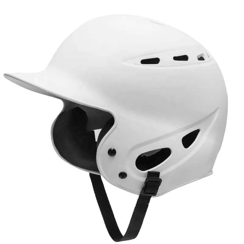 Supporta il casco da baseball bianco personalizzato e il casco da softball