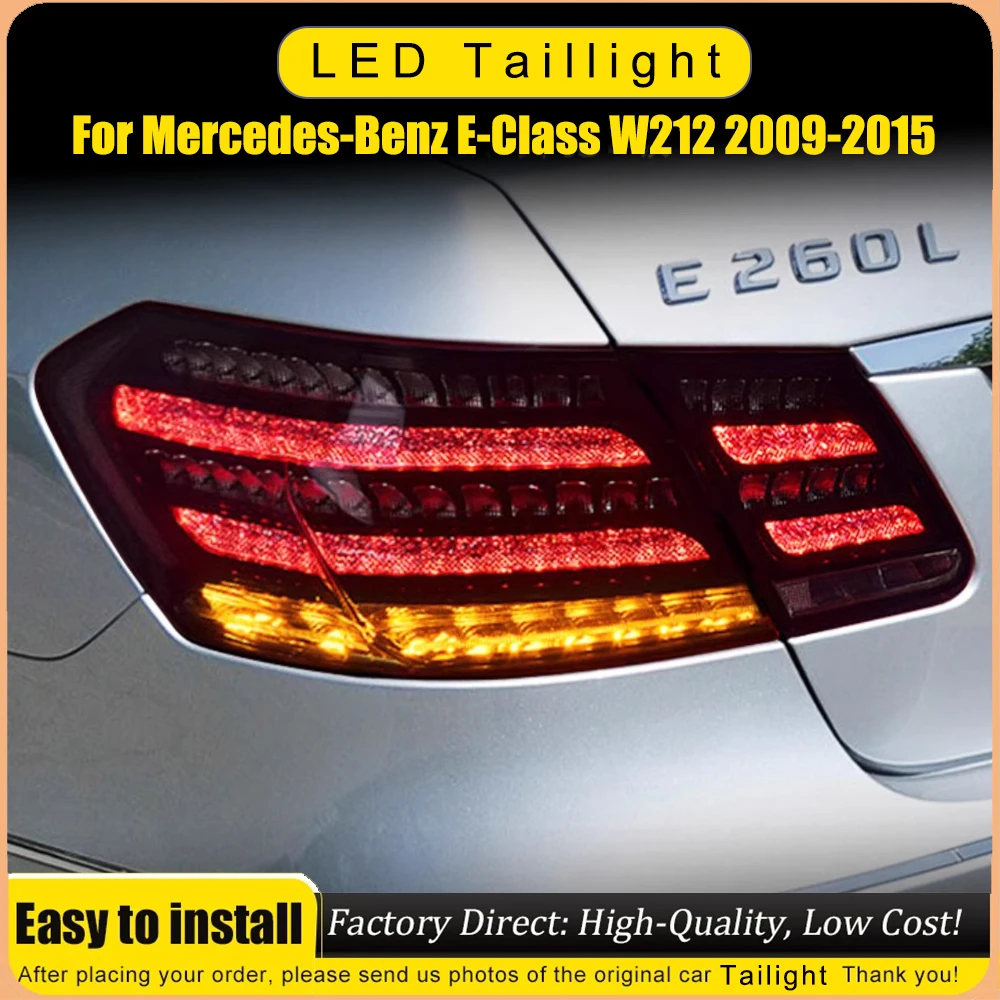 

Car Taillights For Benz W212 LED Taillights Assembly 2009-2015 Modified to Diamond Style Rear Tail Lights Car Lamps Accessories