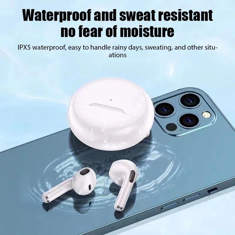 Cuffie Wireless originali Pro6 TWS Smart Touch Control Bluetooth 5.0 auricolari auricolari sportivi cuffie musicali per Xiaomi Huawei