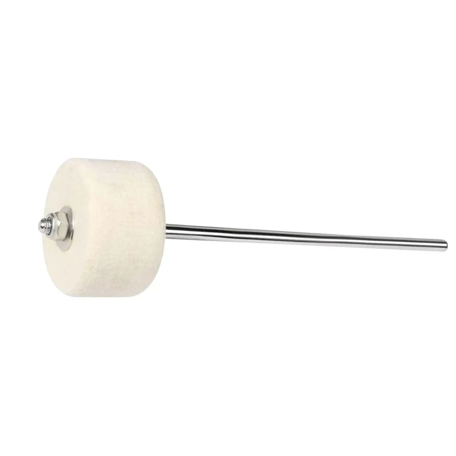 Metal Shaft Drum Pedal Beater Lightweight Felt Mallet for Professional Drum Set and Percussion Accessories