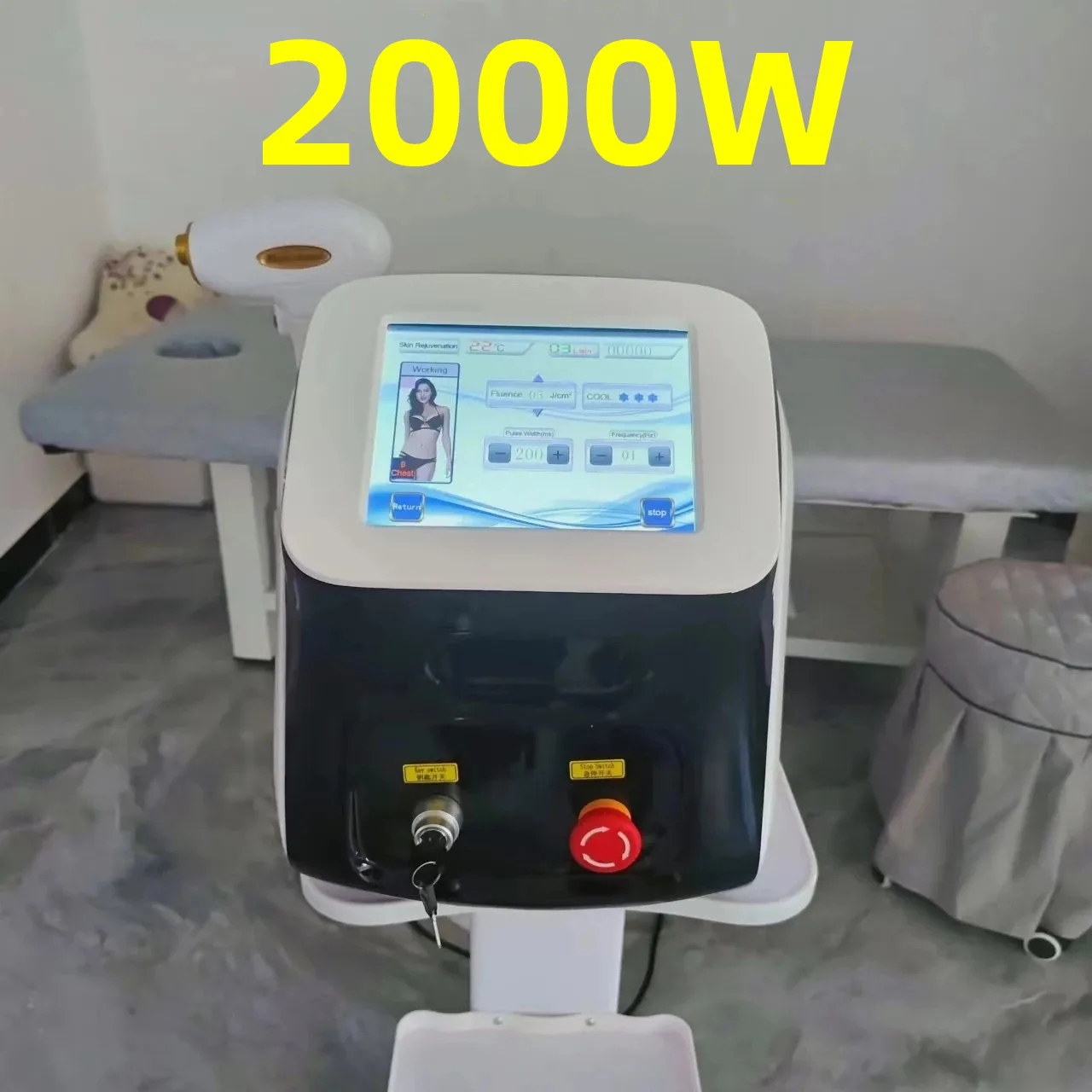 2022Platinum Hair Removal three laser wavelength device Diode Machine Violet 755 808nm 1064 Skin Rejuvenation Depiladora machine