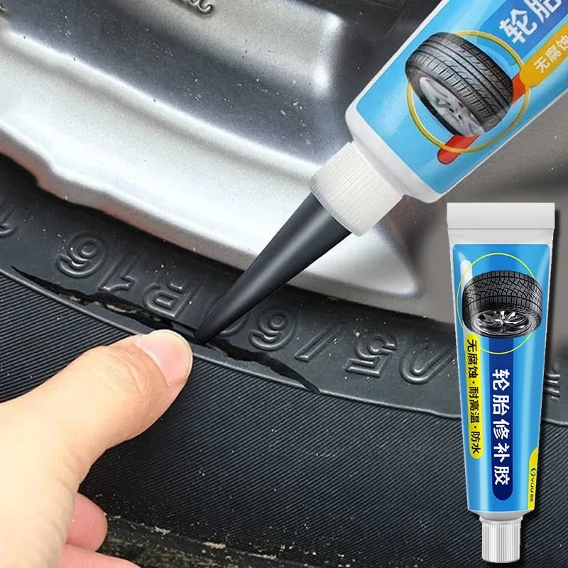 Car Motorbike Bicycle Tyre Tire Repair Sealant Liquid Rubber for Tire Repairing Glue Liquid Strong Rubber Adhesive Glue Tool