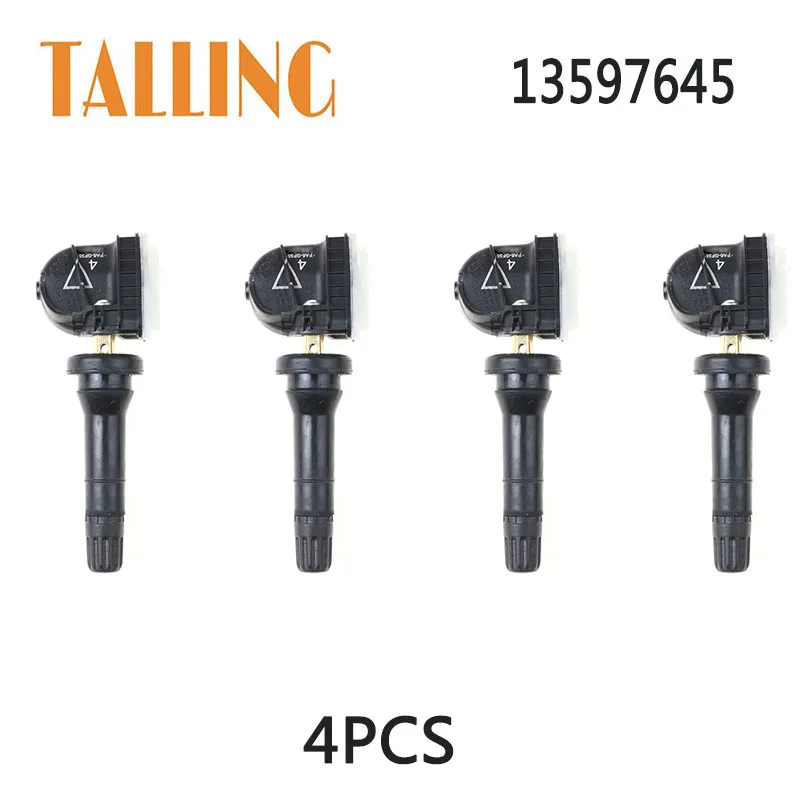 

13597645 4Pcs TPMS Tire Pressure Sensor for GMC Acadia Sierra Buick Encore Cadillac Chevrolet Silverado 1500 Vauxhall Insignia B