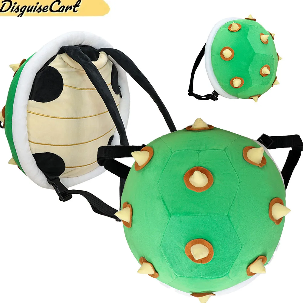 

Cartoon Bowser Cosplay Jr Bag Turtle Backpack Roleplay Costume Accessories Men Women Fantasy Bag Halloween Carnival Disfraz Gift