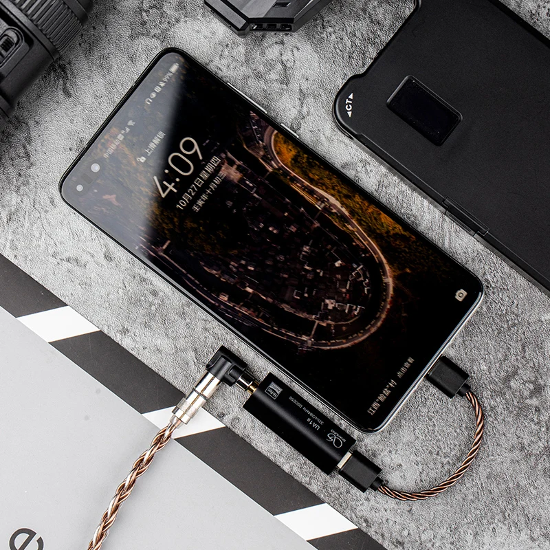 SHANLING UA1s USB DAC AMP ES9219C Chip Type-c Ke 3.5Mm Hi-res Kabel Audio Mini Headphone Amplifier PCM384 DSD256