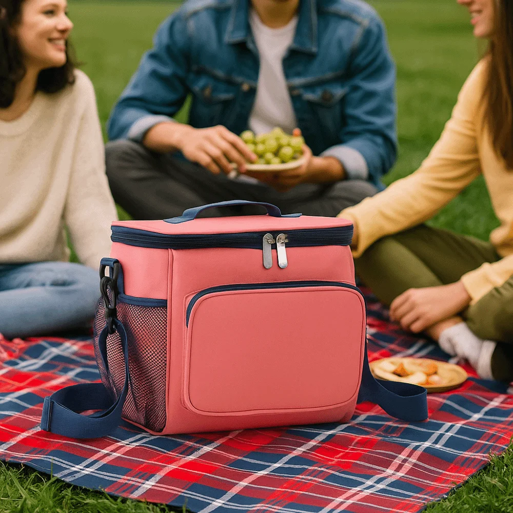 

Carry Bag Thickened Picnic Bag Portable Oxford Cloth Insulation Bag Leak-Proof Eco-Friendly Lunch Bag Student