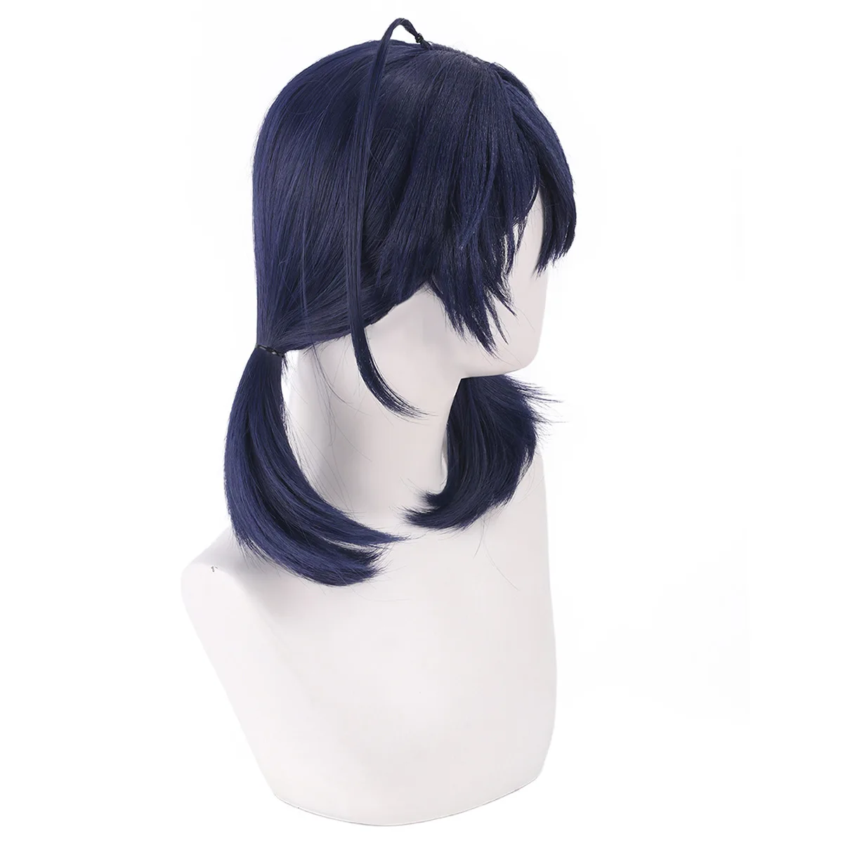 هالوين Zenless منطقة صفر حسناء شعر مستعار تأثيري قصير الأزرق أسلاك التوصيل المصنوعة مقاومة للحرارة الباروكات الحكيمة الوكيل فايتون الصيف للنساء