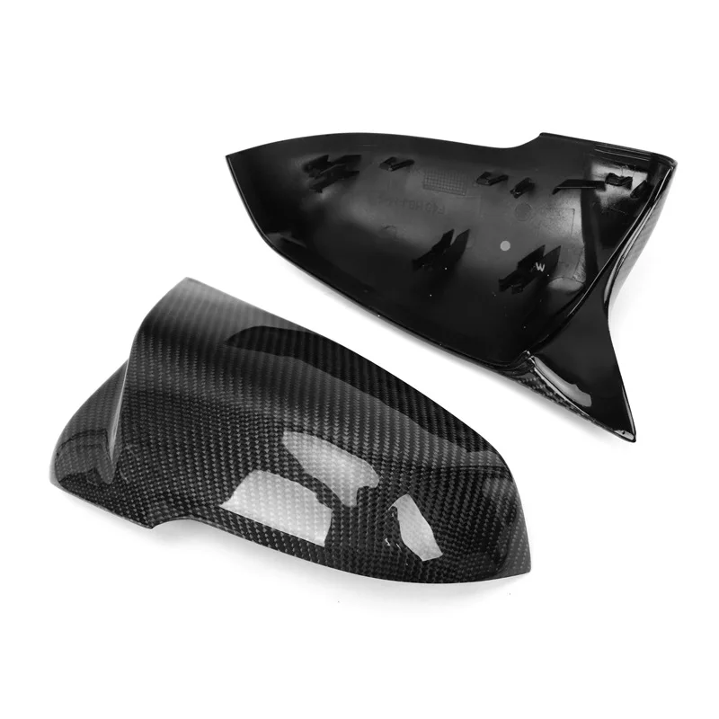 Suitable for BMW X1X2F48F39F40F44G29 Cow Horn Genuine Carbon Fiber Rearview Mirror Shell and Reverse Mirror Cover