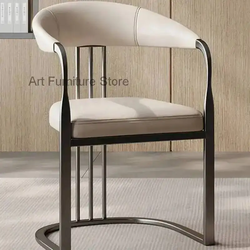 Chairs Luxury Dining Leather PU Restaurant Wedding Ergonomic Salon Dining Chairs Modern Balcony Sillas Comedor Furniture BL50CY