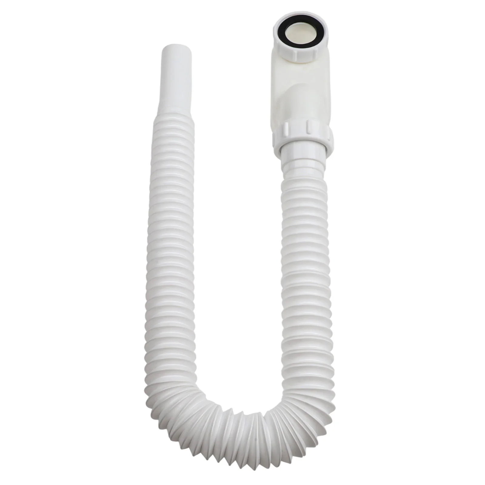 P-Trap Design Bathtub Compatible Flexible Bathtub Drain Pipe Drain Pipe Easy DIY Installation Freestanding Tub