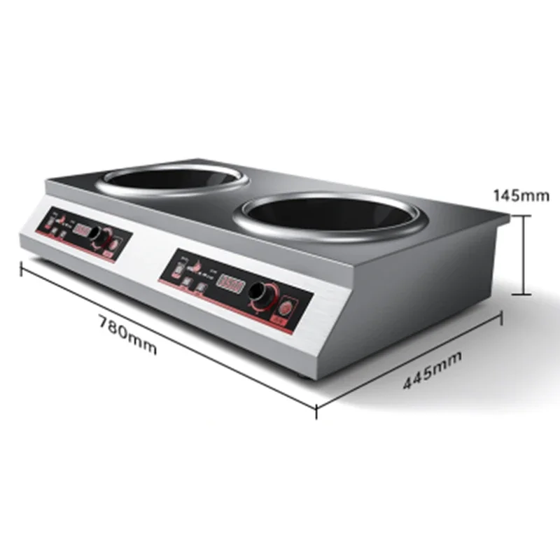 

Household Induction Cooker double-headed induction cooktop flat concave high-power commercial electric ceramic cooker 3500W