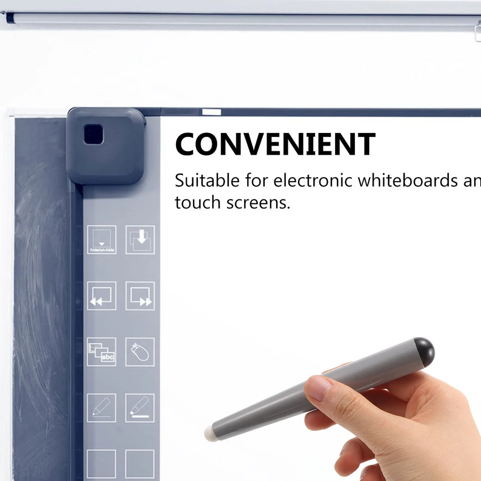 

Touch Screen Pen Stylus For Interactive Whiteboard Capacitive Screens Smooth Felt Tip Writing Tool Classroom Learning Device