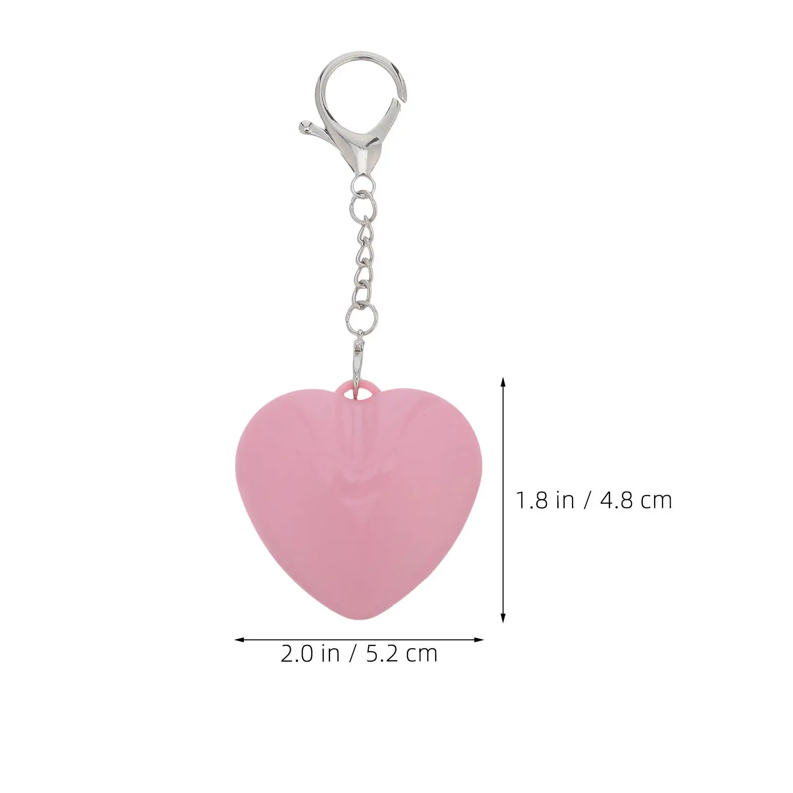2Pcs Portable Mini Heart Shaped Touch LED Purse Light Handbag Glow Lamp Romantic Accessory Gift