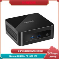 Ninkear N13 Mini PC Intel i5-1340P 12 Cores Max 4.6GHz 16GB RAM 1TB SSD Type-C (4K)+ 2 * HDMI (4K) Triple Display, wiFi 6 BT 5.2