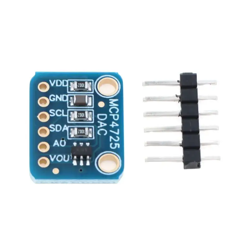 MCP4725 DAC Breakout Module 12 Bit Digital To Analog Converter I2C Communication For DIY Electronic Projects