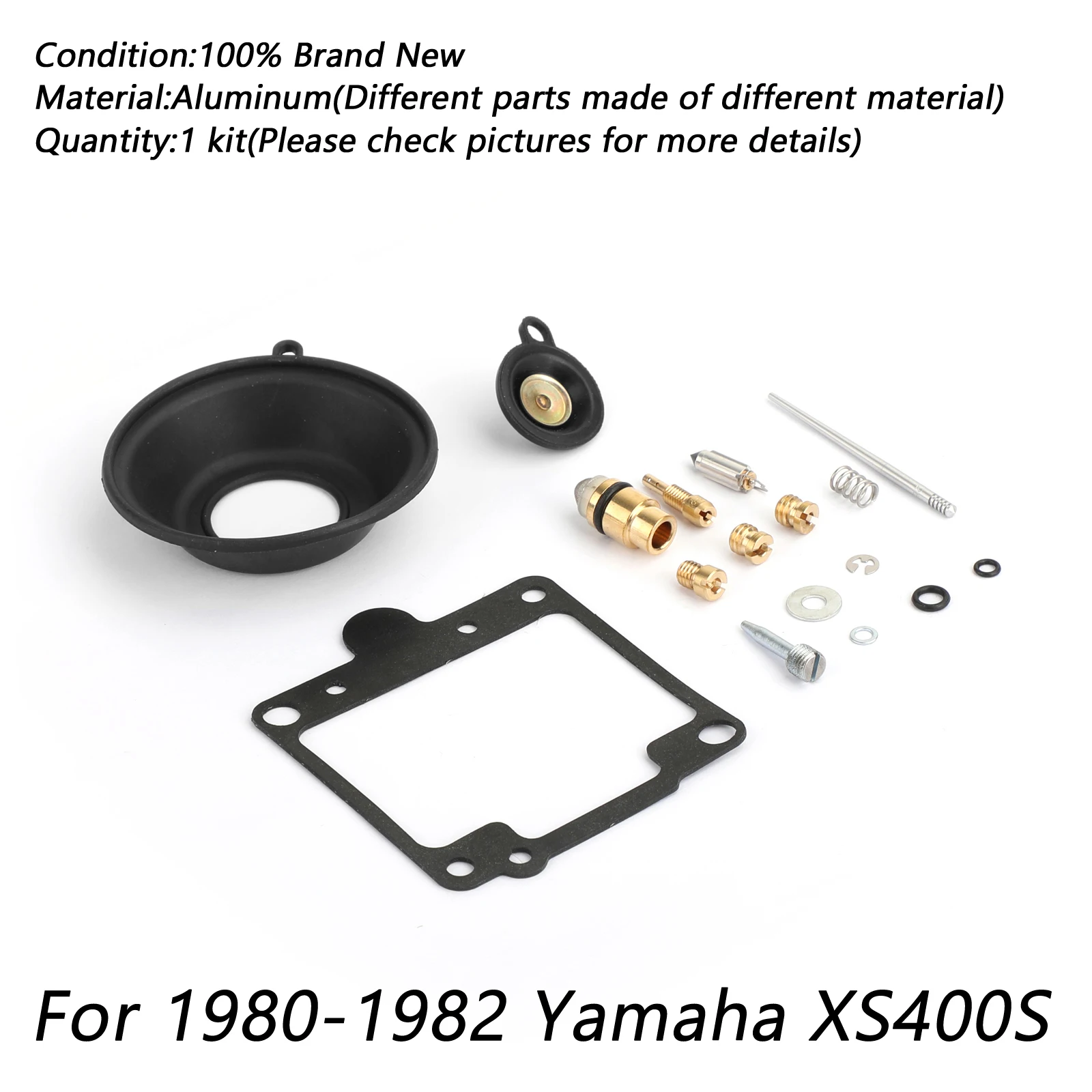 2x Carburetor Repair Rebuild Kit for Yamaha XS400 SE Special 1980-1982 1981 New