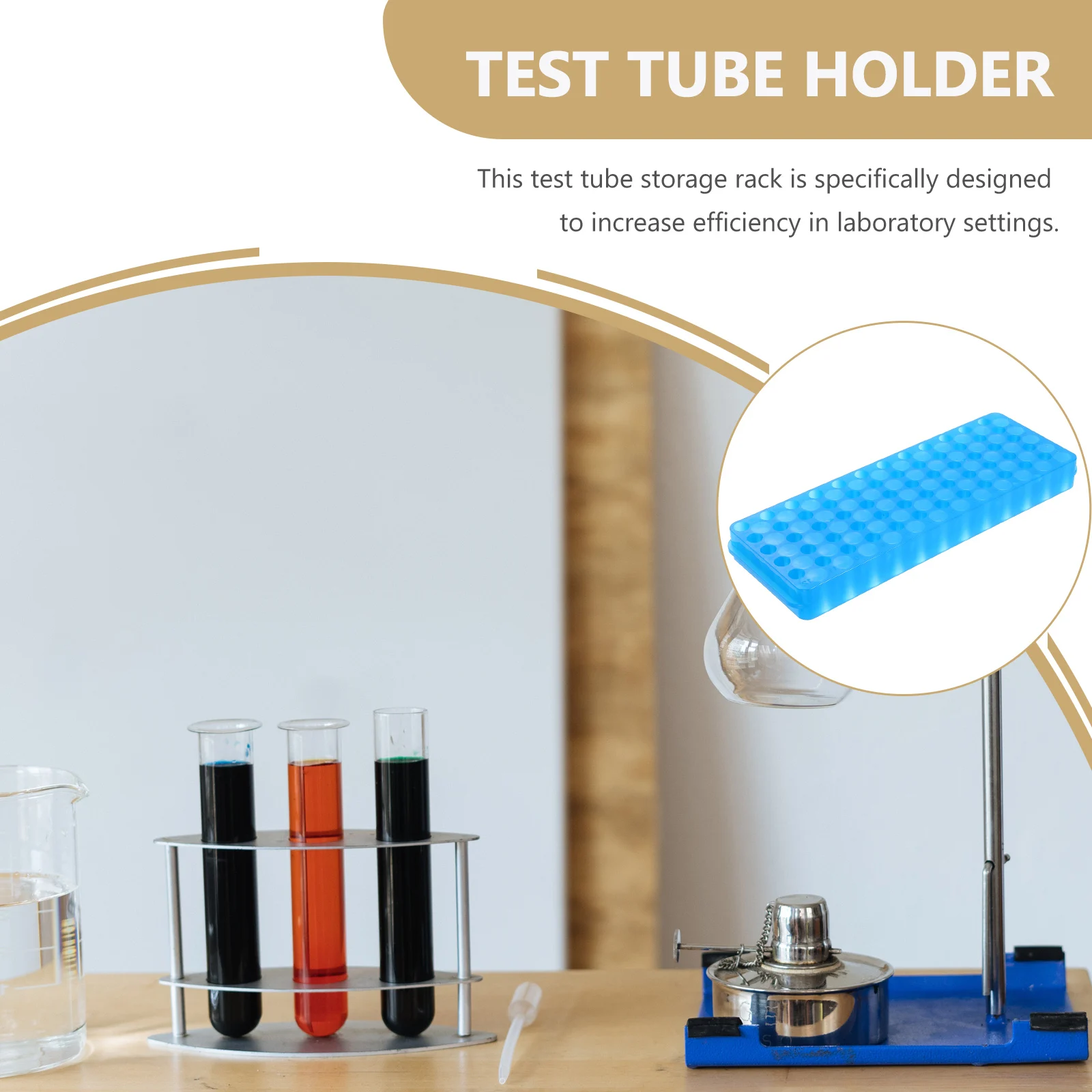 

Rack for 0 5 1 5 2ml Test Tubes Double Sided Blue Equipment Sample Storage Stand Reusable Tube Racks Test