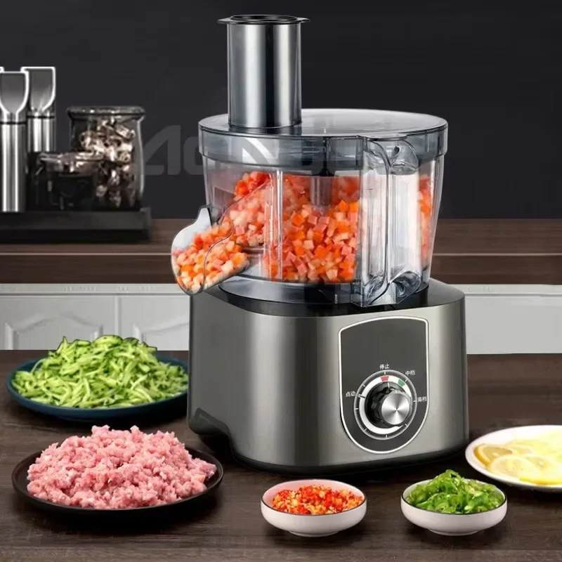 220V Slicing Dicing Shredding Three-in-one Dicing Machine Multi-functional Fruit Vegetable Commercial Vegetable Cutting Machine