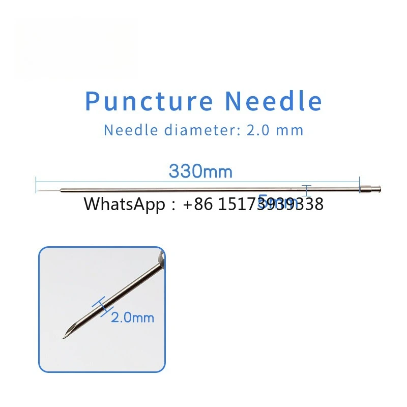 Bile Duct Puncture for Intraoperative Puncture of the Bile Duct Push-button Irrigator