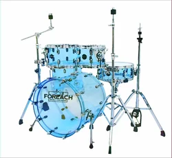 Seamless Clear Crystal Acrylic Drum Set