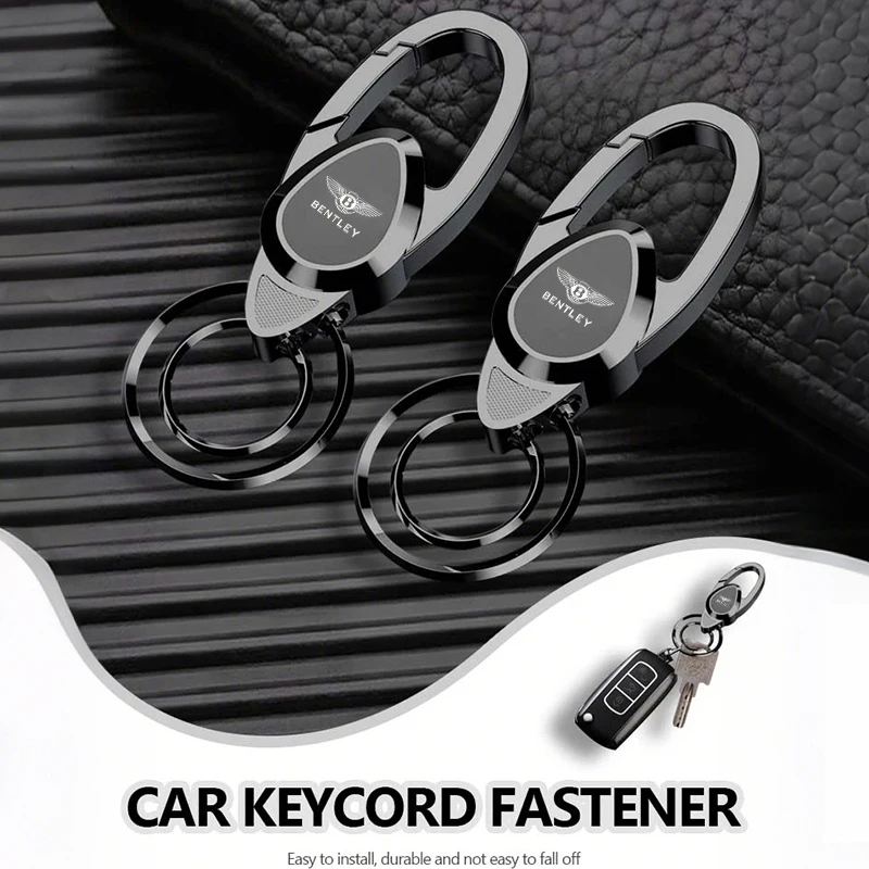 Auto-LOGO, Metall-Schlüsselanhänger, Schlüsselanhänger, Geschenke für New C Flying Spur Continental GT Bentayga Mulsanne, Dekoration, Autozubehör