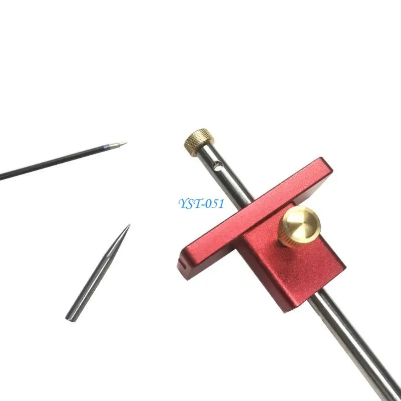 

E15A Wooden Scribe-line Woodworking Measurement Crossed-Out Tool Woodworking