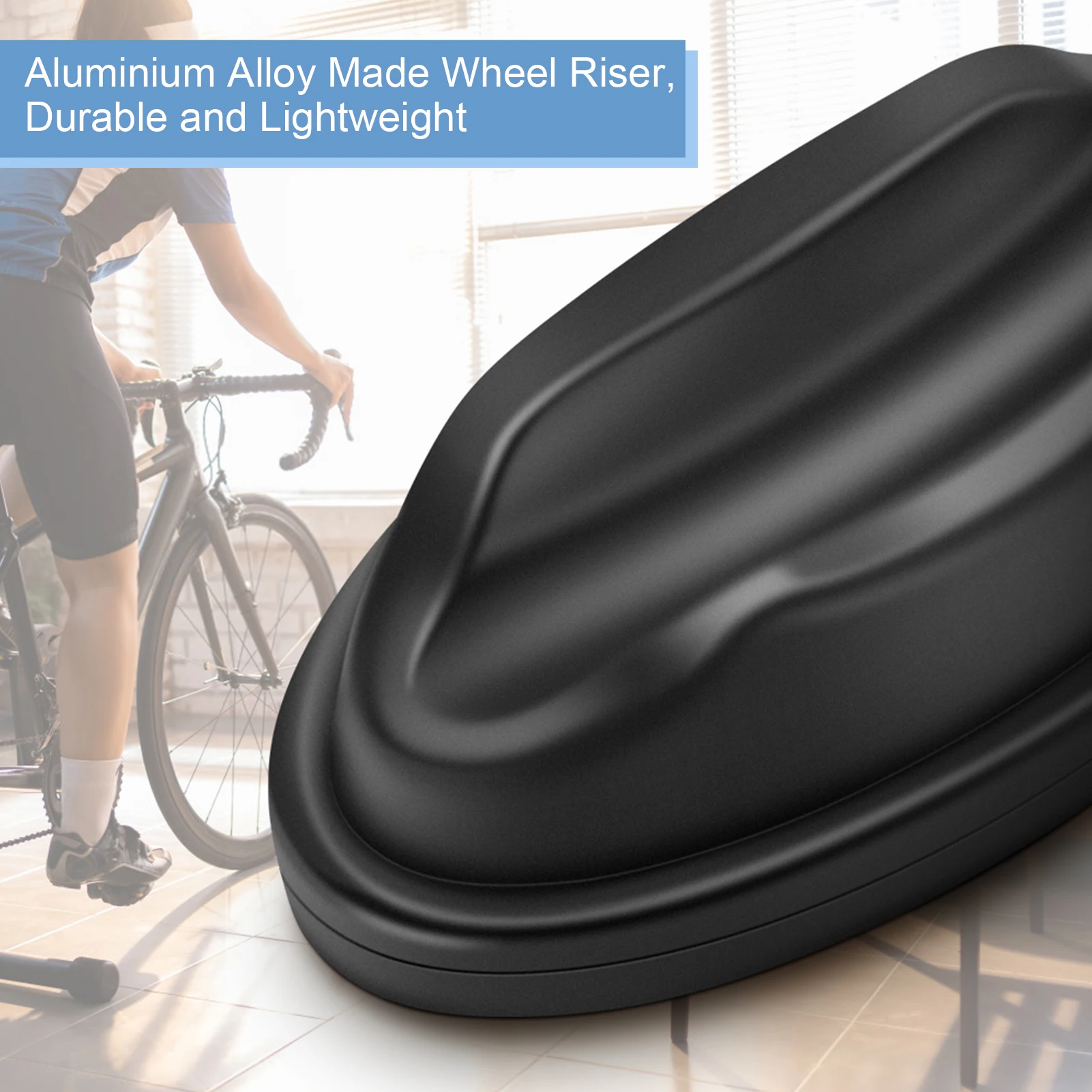 【Ausverkauf】 Fahrrad-Rad-Trainingsständer, Radfahren, Vorderrad-Riser, Fahrradblock für Indoor-Training, Fahrrad-Trainer-Ständer – Detail 6