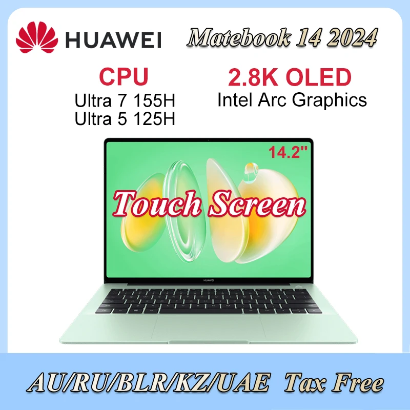 HUAWEI 2024MateBook Ultra 7 155H/Ultra 5 125H 16 Гб/32 ГБ 512 ГБ/1 ТБ 14,2 дюйма 120 Гц 2,8 k Intel Arc Graphics SSD