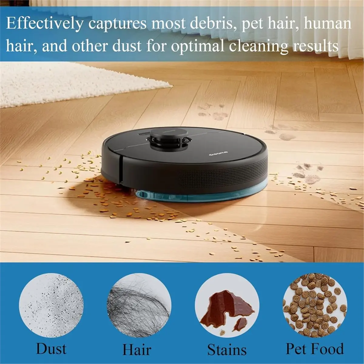 Promotion 5 Pack Bag Large Capacity Dust Collector Bags Replacement for Bobsweep Dustin -I RC400 Ultra-Vision Robot Vacuum