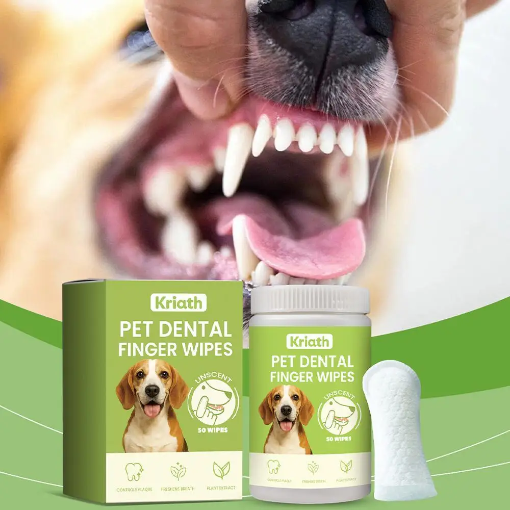 

Disposable Cleaning Wipes Dog Teeth Cleaning Finger Wipes Cat Ear and Eye Beauty Wipes Cat Hygiene and Beauty Products