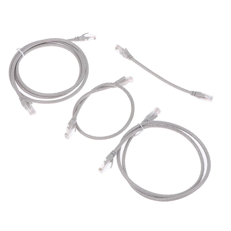 1pc CAT6E Ethernet Network Cable Male To Male RJ45 Patch LAN Short Cable 20cm 50cm 100cm 150cm 0.2m-1.5m Accessories