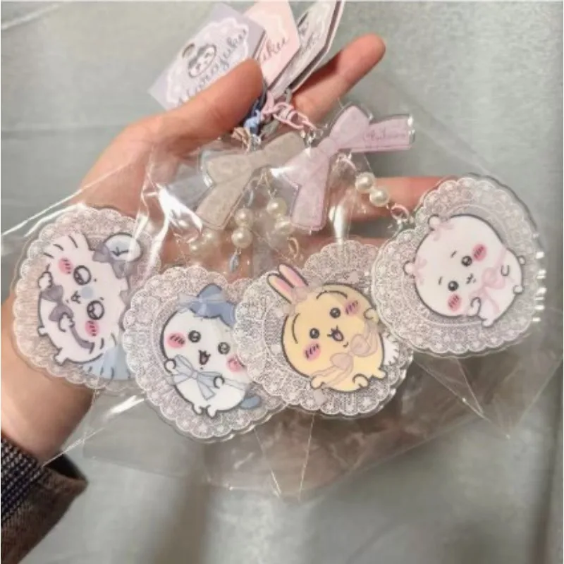 New Harajuku style acrylic keychain, Usagi cartoon hang tag pendant, student backpack pendant, fan merchandise gift